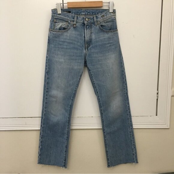 R13 Bowie Tilly w Fray Hem Jeans - Picture 2 of 13